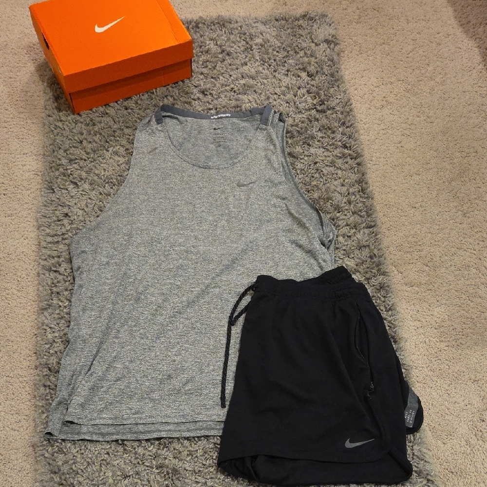 Nike Running Gray Tank Top